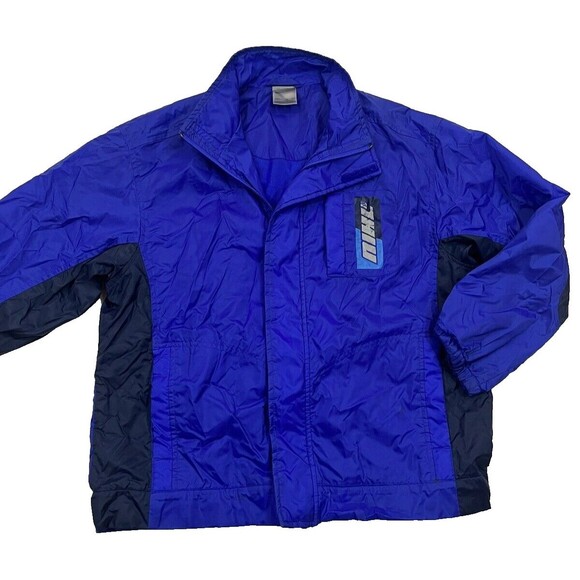 Vintage Y2K Nike‎ Silver Tag Kids Youth Lined Windbreaker / Jacket Size M 10-12 - Picture 1 of 6
